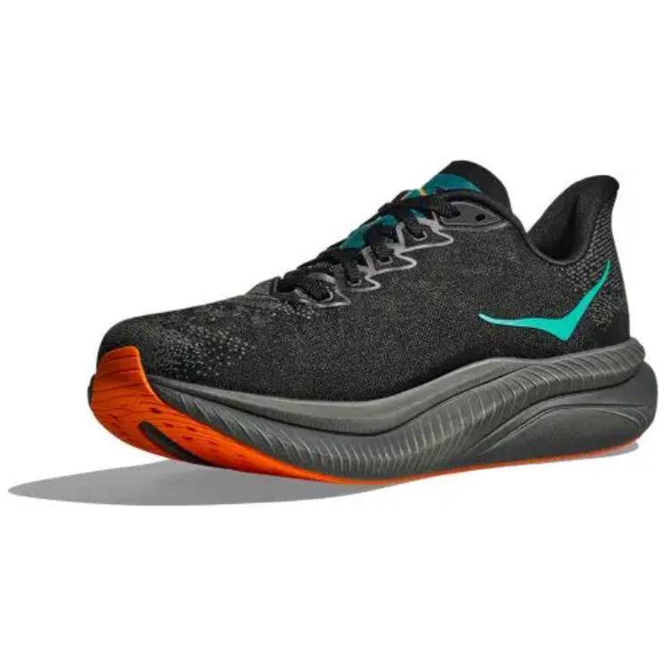 Мужские кроссовки HOKA Mach 6 Black Electric Tangerine 1147790-BKLC