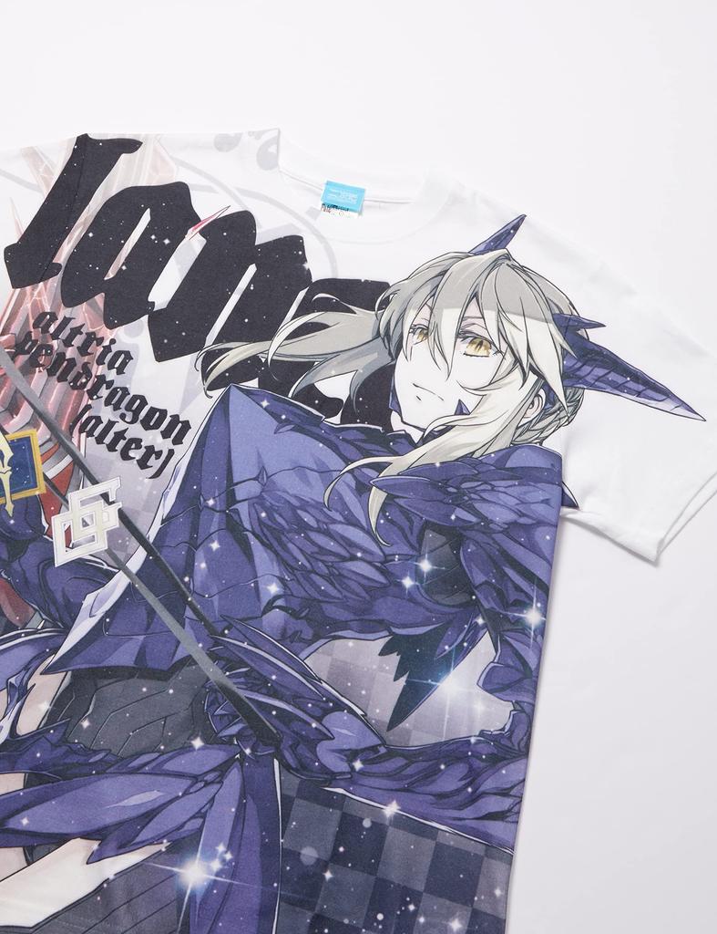 Cospa Fate Grand Order Lancer Альтрия Пендрагон Альтер Футболка с полной графикой БЕЛАЯ размер M Хлопок