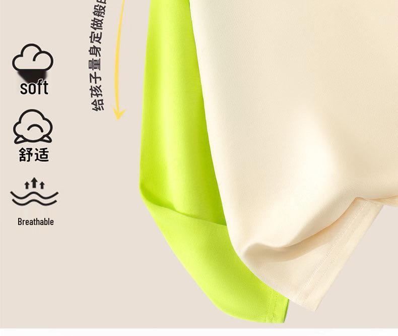 2025 Милая мультяшная футболка с длинным рукавом реглан в цветной блок для девочек