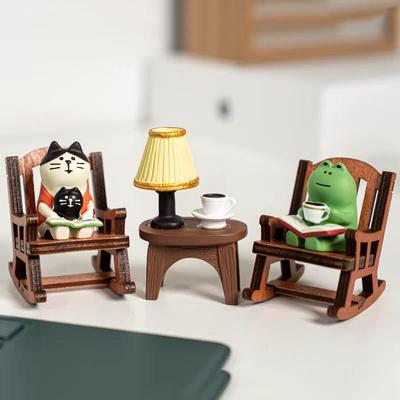 Креативные японские фигурки кошек и лягушек из смолы - Модный DIY ручной работы декор-сюрприз