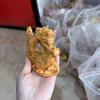 Натуральный кипарис, талисман дракон, царапающий шар, декоративная статуэтка, китайский талисман, зверь, дом, комната, офис, украшения для ветра и воды
