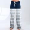Womens Pajama Pants Sleepwear Casual Drawstring Elastic Waist Pants  Comfy Straight Yoga Loose Trousers