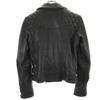 AllSaints Sheep Leather Leather Double Riders Jacket 34 Black Women Used