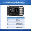 НОВЫЙ продукт 0,96-дюймовый OLED IIC Белый/ЖЕЛТО-СИНИЙ/СИНИЙ 12864 OLED-дисплей с 4x4 кнопками I2C SSD1315 LCD Экранная плата для Arduino