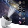 Galaxy Projector Night Light – HD Star Projector with 12 Replaceable Film Discs & Timer | Planetarium Ceiling Light for Bedroom, Kids & Adults