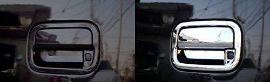 BRIGHTZ Wagon R MH21S MH22S Chrome Rear Gate Door Handle Cover Knob Plate Set Type A Wagon R Wagon Owl MH 21 21S 22 22S MH21 MH22 12091 REA-DHC-008