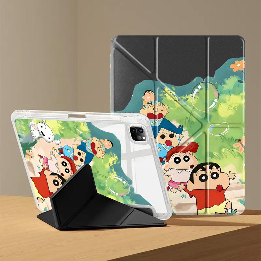 Tablet Case For iPad Pro 11th 10th 9th 8th 7th 12.9inch Mini 6 7 Air 4 5 M3 M2 1 2 M4 11inch Pro 2025 Y-Fold Holder Cover