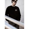 H M eMbroidered sweatsHirt Black soHo HeigHts