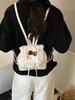 Рюкзак для девочек Hello Kitty с кружевной отделкой и мультяшным рисунком для повседневного использования