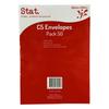 Stat Peel and Seal C5 Envelope 50pcs (White)