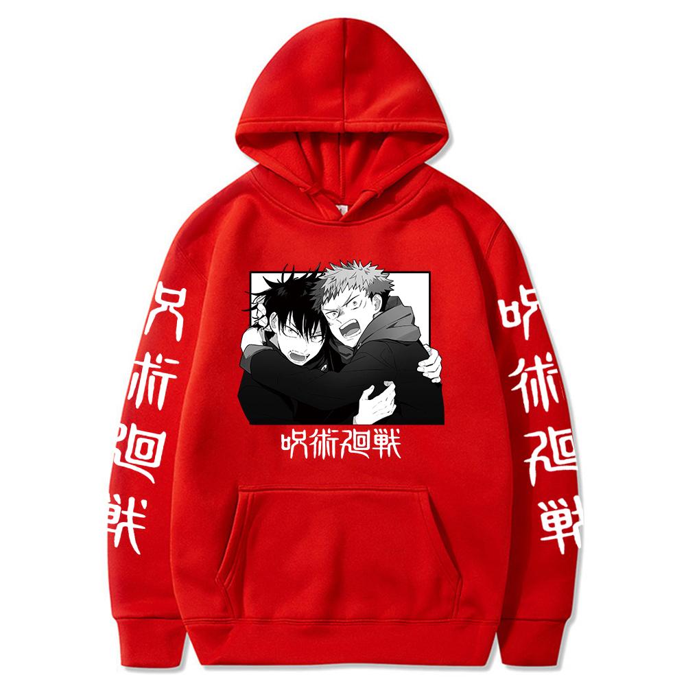 Jujutsu Kaisen Gojou Satoru Graphic Printed Hoodies Oversized Hooded Sweatshirt Long Sleeves Cotton Hoodie Men Women Clothes