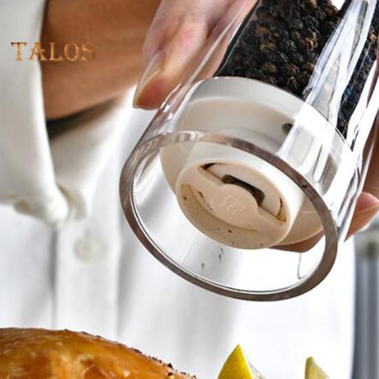 Машинка для специй, нескользящая ручка, абразивный материал, видимый дизайн, практичная портативная мельница для перца 6/8 дюйма, солонка, кухонный инструмент, кухонный гаджет