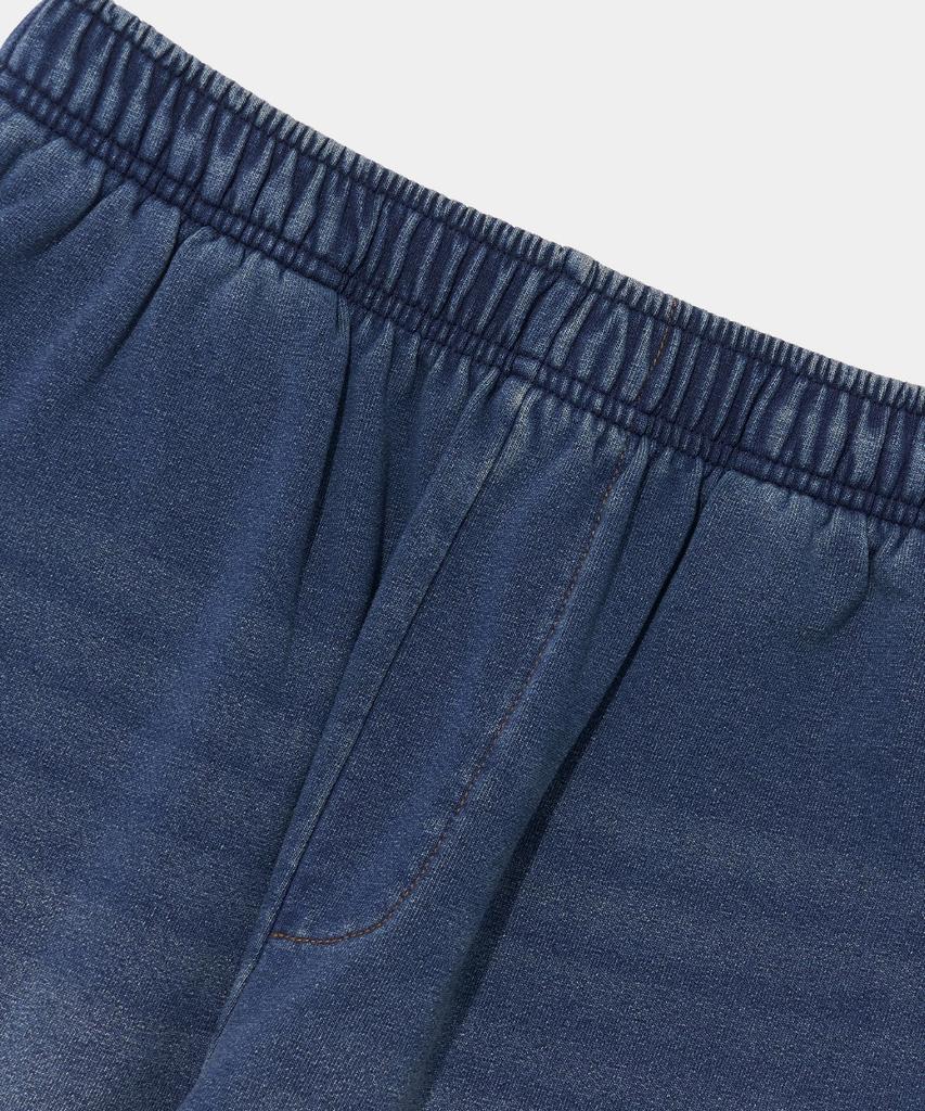 COLUMBIA UNIVERSITY Cat Washed Loose-Fit Denim Terry Sweatpants_Midnight Jean