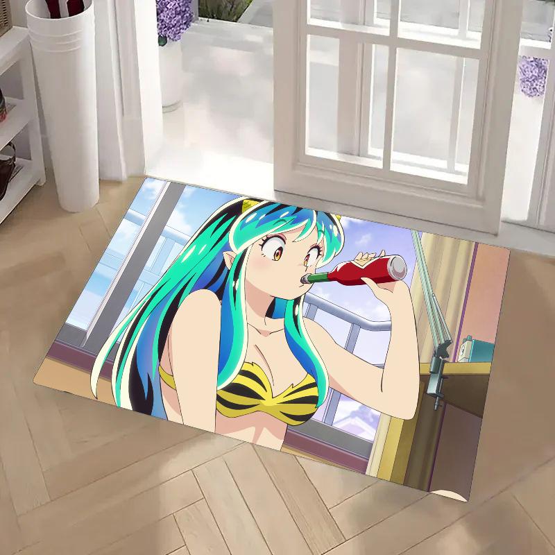 1 шт. U-Urusei Y-Yatsura Впитывающие коврики для ванной, Противоскользящие коврики, Товары для домашнего декора, Ковры, Коврики для пола для дома, кухни