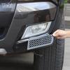 Для Ford Ranger Wildtrak 2015-2026 Черная сетка-защита передней противотуманной фары из углеродистой стали, декоративные аксессуары
