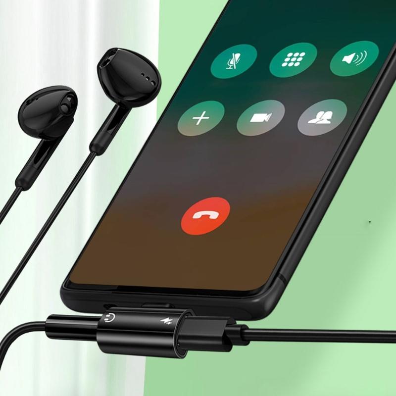 Адаптер USB C на 3,5 мм для наушников и зарядных устройств с 3,5 мм портом для наушников, быстрая зарядка PD60W, дизайн из алюминиевого сплава