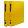 Transparent Frontier Binder Premium 3cm 3-hole A4, Yellow, 2 Pcs.