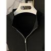 Korean Double Zipper Long-Sleeve Women's Slim Base Layer Top - 2025 Autumn/Winter Collection