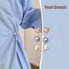 Brooch Anti-glare Buckle Pearl Buckle Pin Waist Artifact Safety Pin Fixed Clothes Decoration Waist Buckle