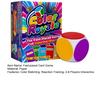 Fast-paced Card Game with Foam Ball Kids Adults Family Party Night Color Matching Game Reaction Training 2-8 Players Interactive Board Game