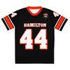 Футболка с коротким рукавом и круглым вырезом, повседневная унисекс одежда, футболка с номером 44 Хэмилтона