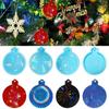 Silicone Moulds Resin Crafts Christmas Ball Mold Keychain Molds Epoxy Mold Holographic Pendant