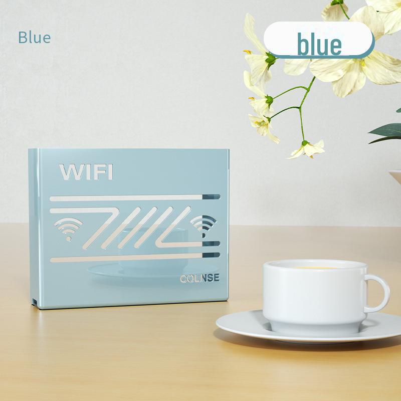 Запатентованное настенное крепление для маршрутизатора WiFi, ящик для хранения без отверстий для гостиной