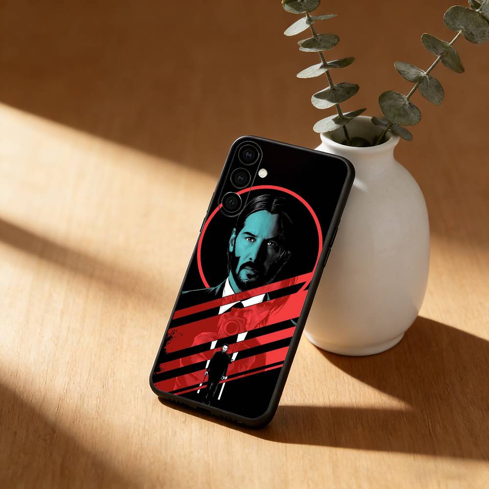 Классические фильмы Чехол для телефона John Wick Для Samsung Galaxy A91,80,73,72 ,71,53,52,32 ,31,22,21s,20,Мягкий черный чехол
