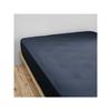 "Gaïa" Fitted Sheet All Sizes "Cotton Gauze" - Gaïa Minuit - 90 X 190 Cm 30 Cm Cap