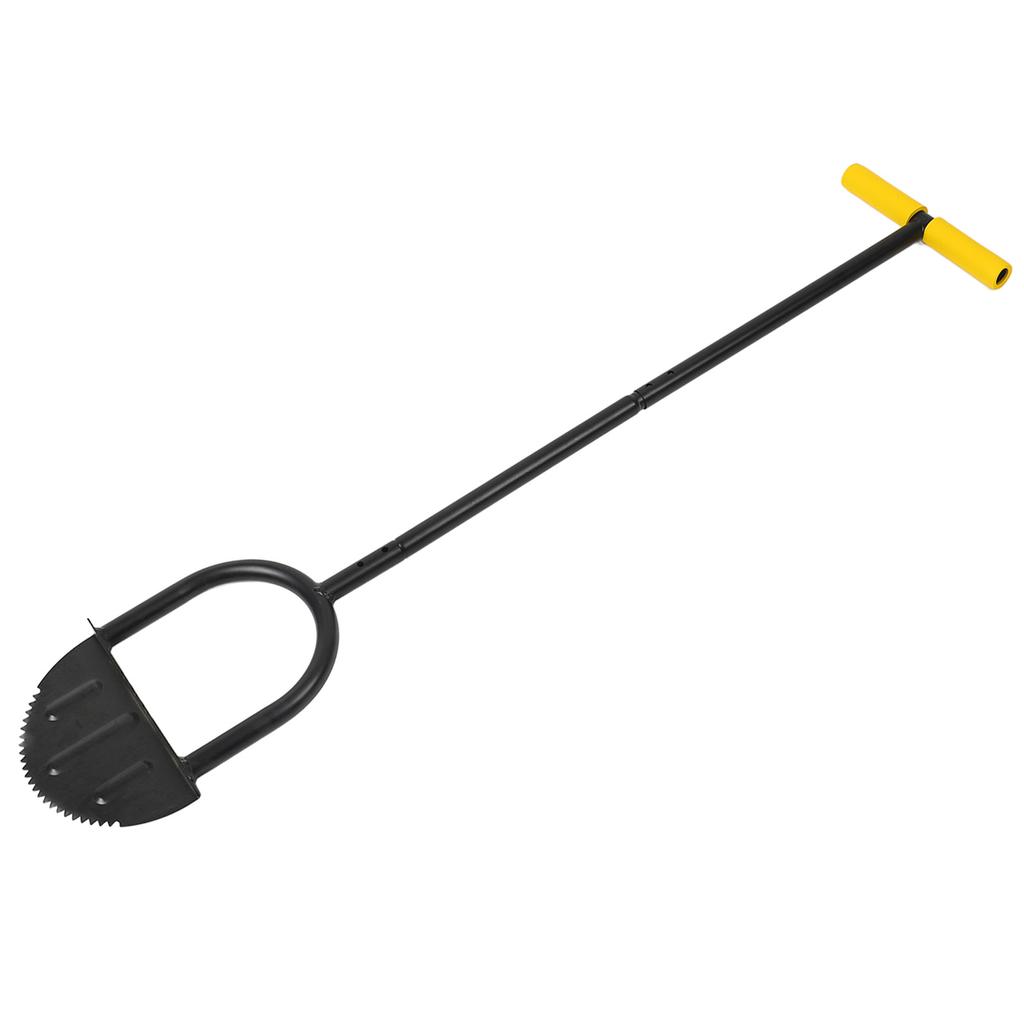 Инструмент для обрезки газона Полумесяц Острый зуб пилы Длинная ручка Ручной инструмент для обрезки кромок для двора Сад Тротуар