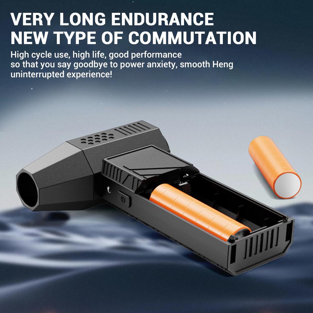 Electric Air Blower 350000 RPM Brushless Motor Handheld Turbo Jet Fan Violent Blower Wind Speed 58m/s USB Rechargeable Air Dryer