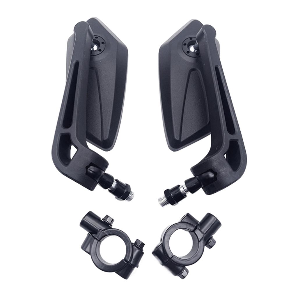 Винтажные мотоциклы, скутер, руль, выпуклое зеркало, черный, 22 мм, 7/8 дюйма, для ATV, скутера, велосипеда, универсальное выпуклое зеркало