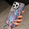Folds T-Texture  Phone Case For iPhone 17,16,15,14,13,12,11 Plus,Pro Max,XS,Colorful Silver Black Cover
