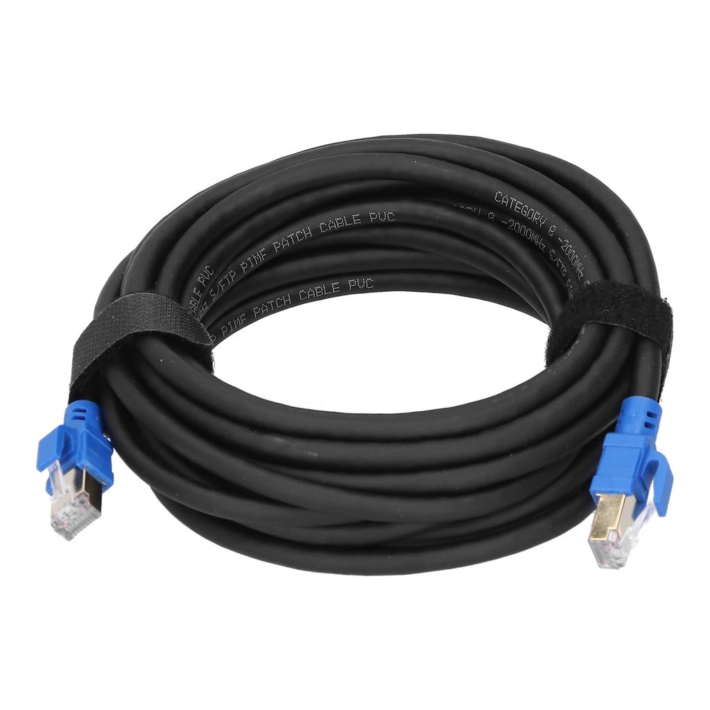 Кабель Ethernet Cat8 40 Гбит/с 2000 МГц, позолоченные разъемы RJ45, LAN-провода для хабов, маршрутизаторов, сетевых адаптеров
