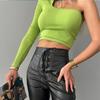 Fashion Sexy Bandage Leather Flare Pants Women High Waist Hip Package Zipper Trousers Female Autumn Pant