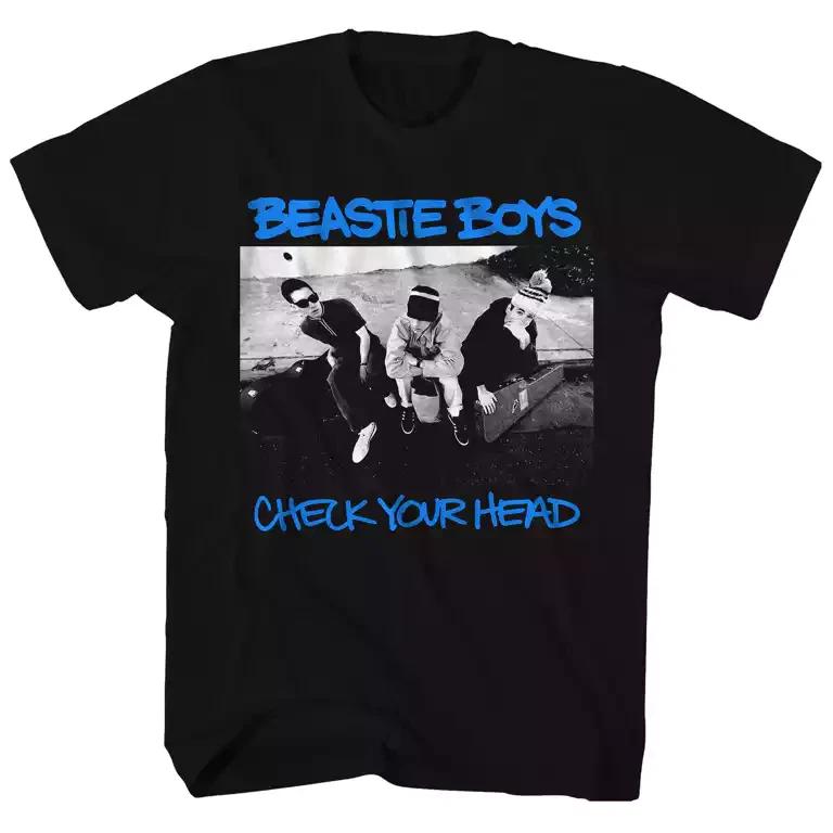 Beastie Boys Check Your Head Mens T Shirt Music Classic Band Hip Hop Tee Black