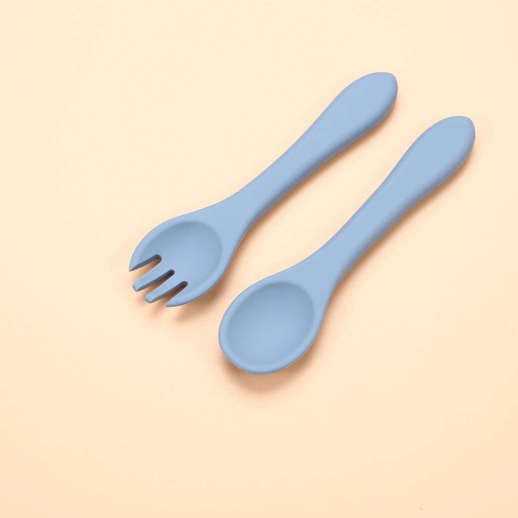 Премиальный силиконовый набор для кормления детей: Устойчивая к высоким температурам, противопадающая присоска и защитная пластина