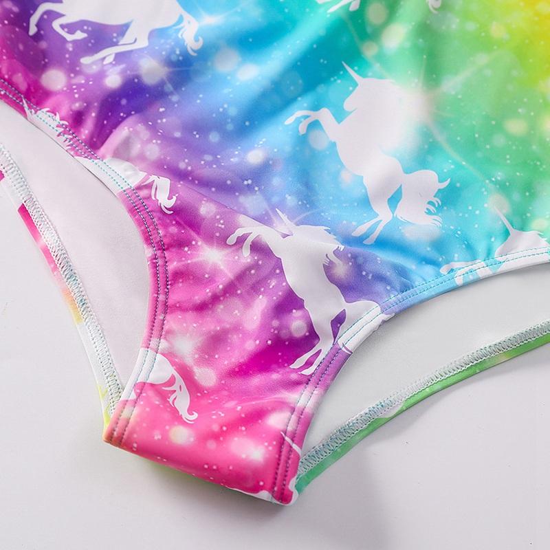 Детский цельный купальник с длинными рукавами для девочек, боди на молнии с милым мультяшным принтом, купальники, пляжная одежда