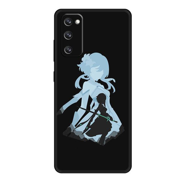 Чехол для телефона Samsung S21 Plus S20 Fe S9 S8 S10 Lite S22 Ultra 5g Note 20 10 S7 S10e Soft Genshin Impact аниме