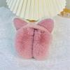 Зимние теплые плюшевые наушники-грелки с ушками кошки, милые, портативные, для тепла и комфорта зимой