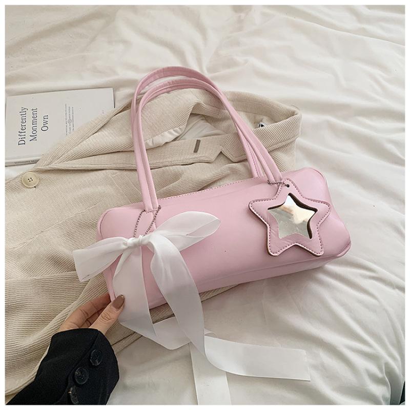 Сумка-подмышка Tooxika Bowknot для женщин, новый стиль, модная универсальная сумка-багет из искусственной кожи большой вместимости