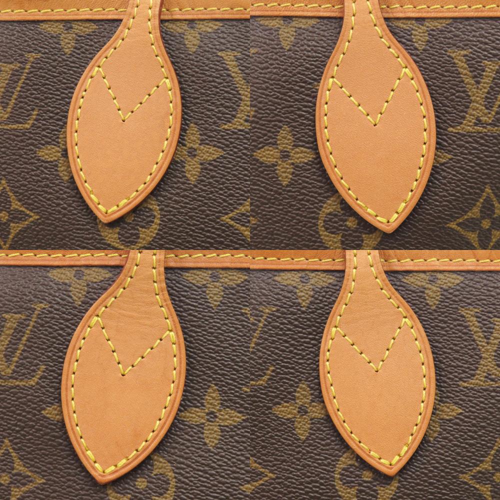 Б/у, оригинальная сумка Louis Vuitton M41178 Monogram Neverfull MM с чехлом, модель Pivoonne.