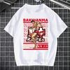 Fighter Anime Baki T Shirts Print O-Neck Short Sleeve Unisexs Yujiro Hanma Grappler Fighting T Shirt Hip-Hop Heigh Quality Unisex Shirt