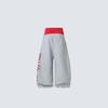 Mens High Waist Wide Leg Sweatpants Contrast Embroidery Letter Foam Streetwear Loose Casual Trousers