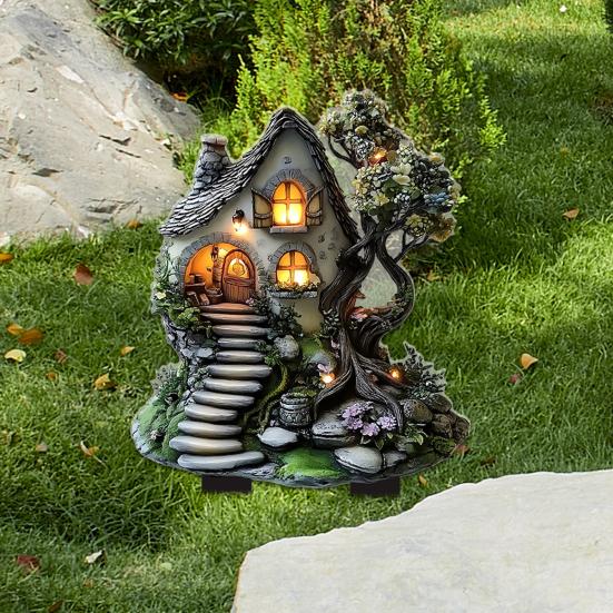 Decorative Garden Inserts Rooster Statues Waterproof UV Resistant Chickens Decorations Outdoor/Indoor Stakes