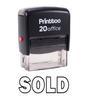 Printtoo Custom Stamp SOLD Self Inking Rubber Stamp Office Stationary-Black