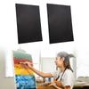 2 шт. в упаковке, черный холст, художественные принадлежности с деревянной рамкой для поделок