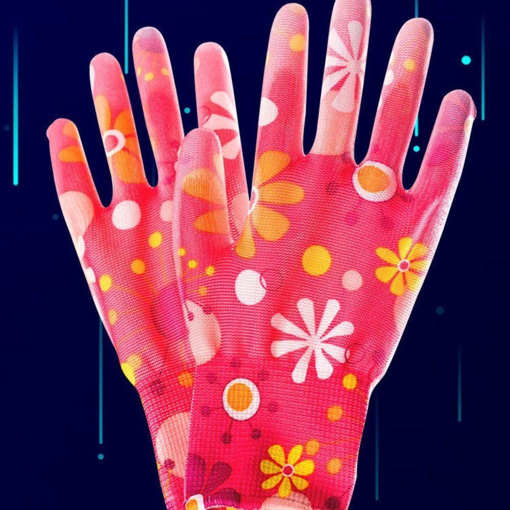 Нескользящие садовые перчатки ПУ Перчатки для защиты труда Рабочие перчатки Посадка