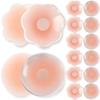1/2/6/8 Pairs Reusable Nipple Covers Lifting Stick-On Invisible Nipple Pasties Women's Lingerie & Underwear Accessories