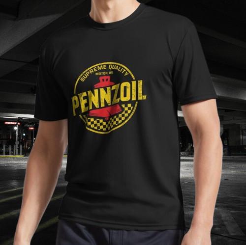 pennsoil Active Logo T-Shirt Funny Size Mode American T-shirt